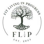 A logo that says fit living in progress integrative concierge care