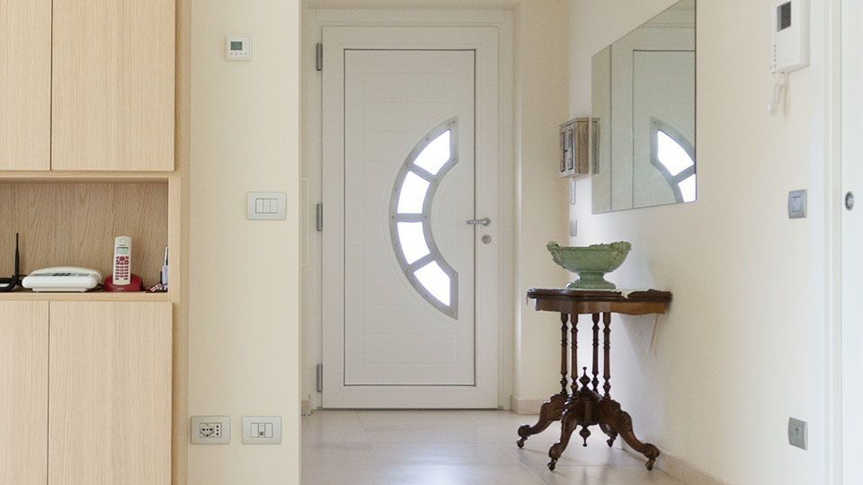 porta blindata bianca Serr Plus Novara
