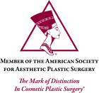 A logo for the american society for aesthetic plastic surgery