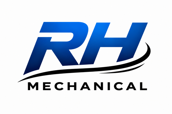 LocalSplash HVAC logo with orange and yellow flame icon on white background
