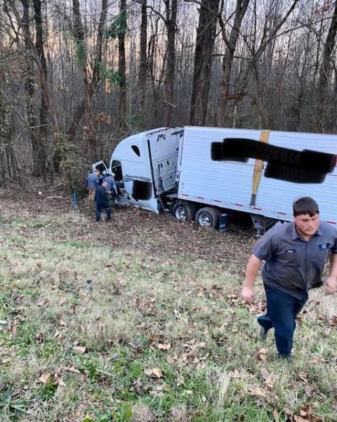 Stuck In Ditch