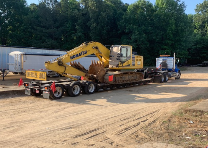 Towing Heavy Equipment