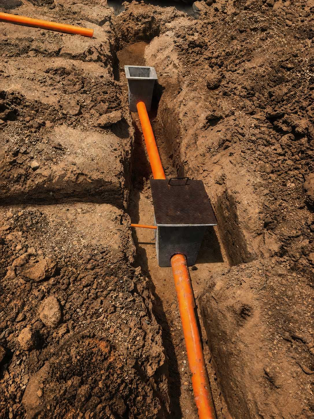 Drainage System Installation - Australian Airport Lighting
