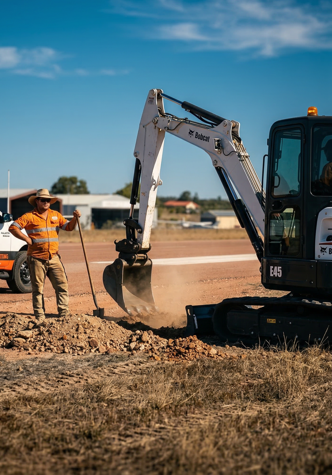 Excavation Services - Australian Airport Lighting
