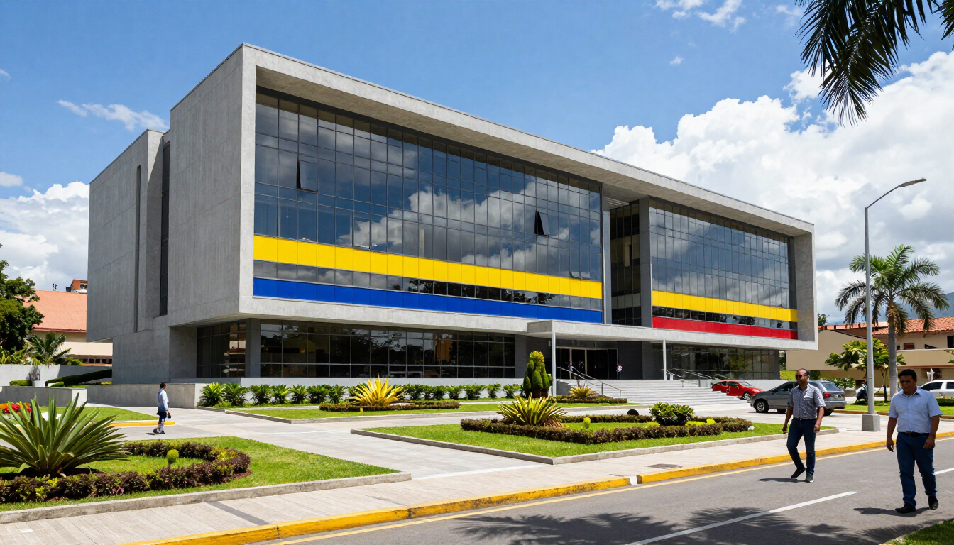 Edificio de justicia en Colombia