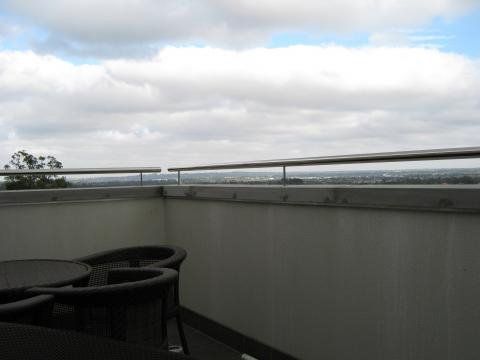 Rooftop Stainless Steel Round Tube — Hampton, VIC — Bayside Balustrades