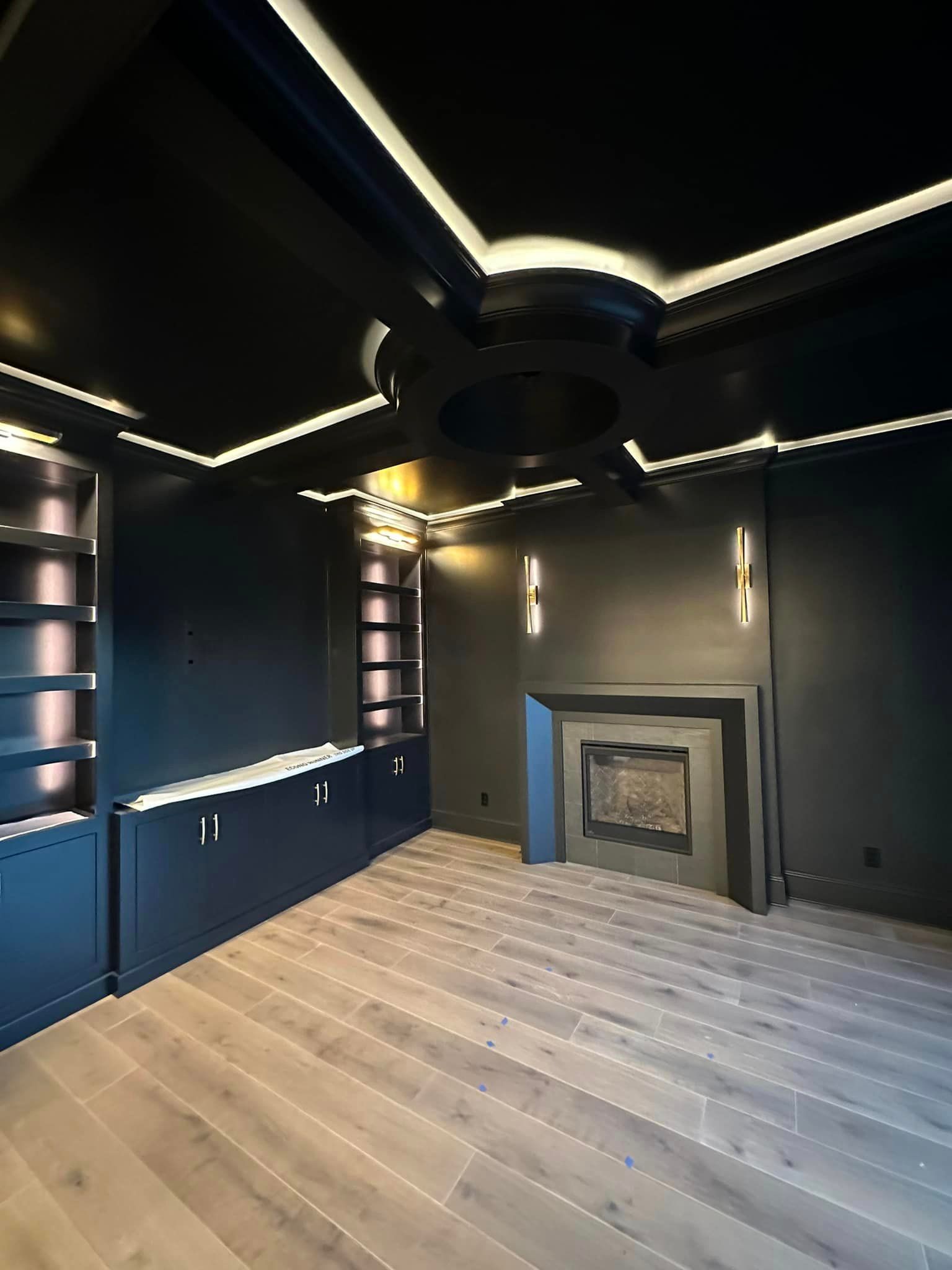 Masculine Looking Room — Louisville, KY — Copper Line Electric