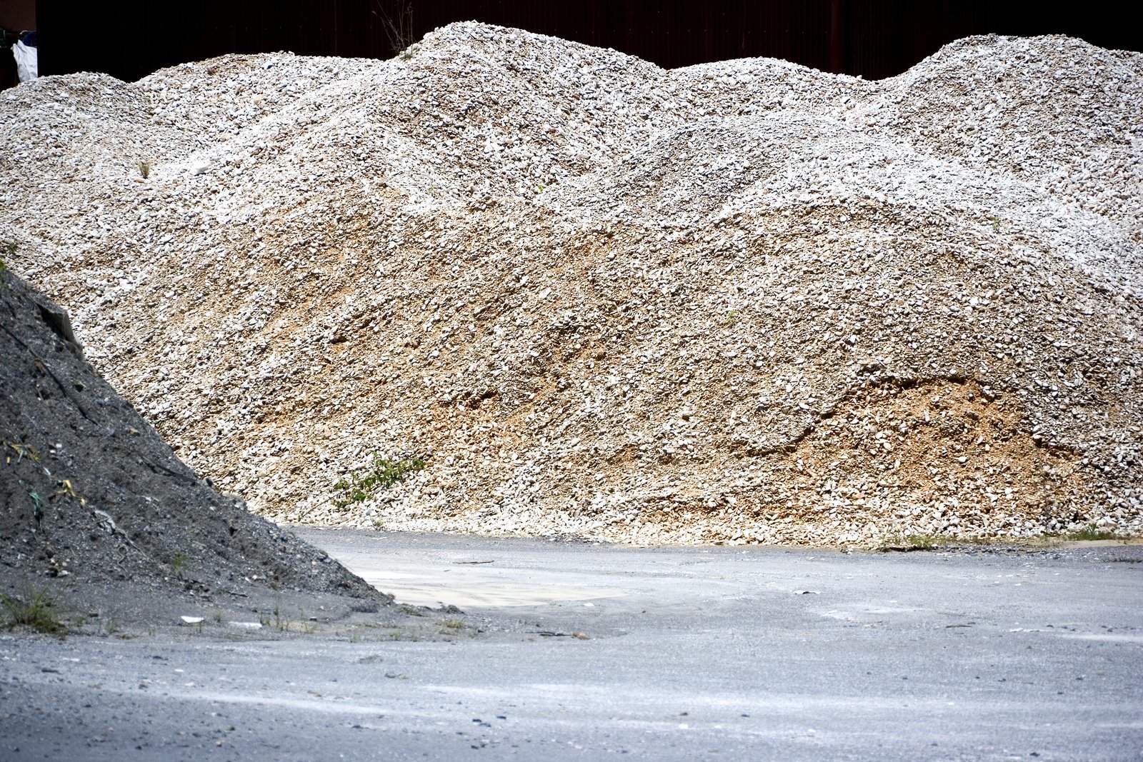 pile of mixed stones