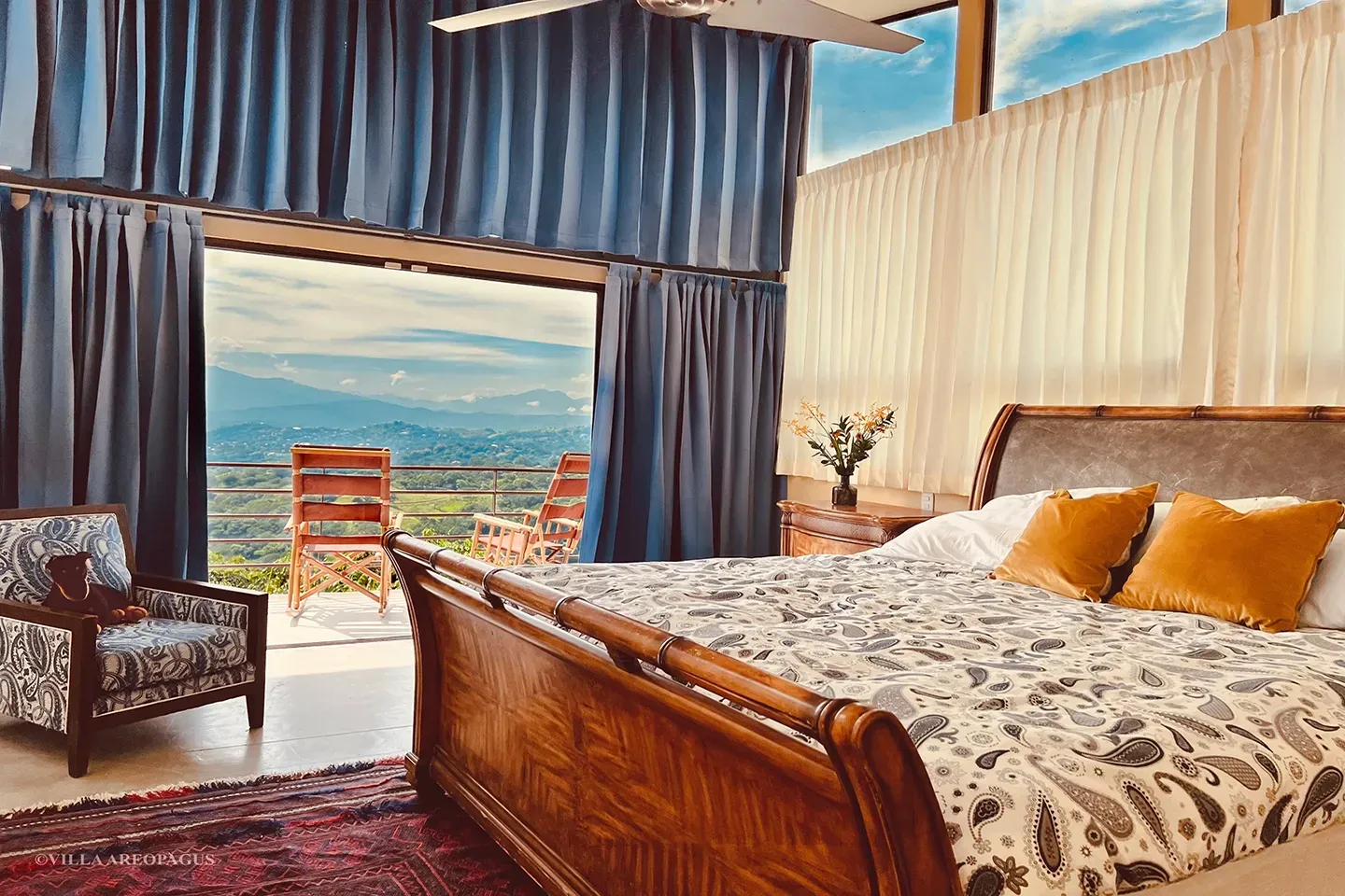 photograph of master bedroom