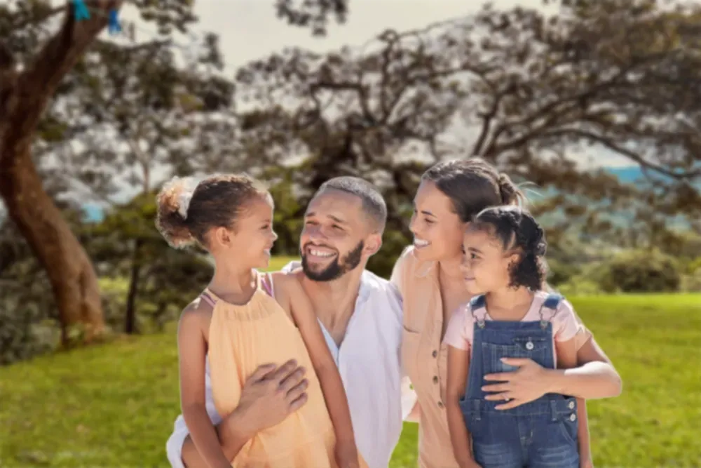 family at Villa Areopagus Costa Rica