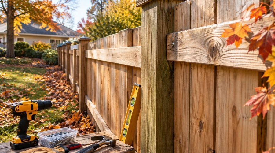 fall fence maintenance