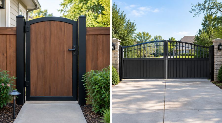 walk gates vs double drive gates