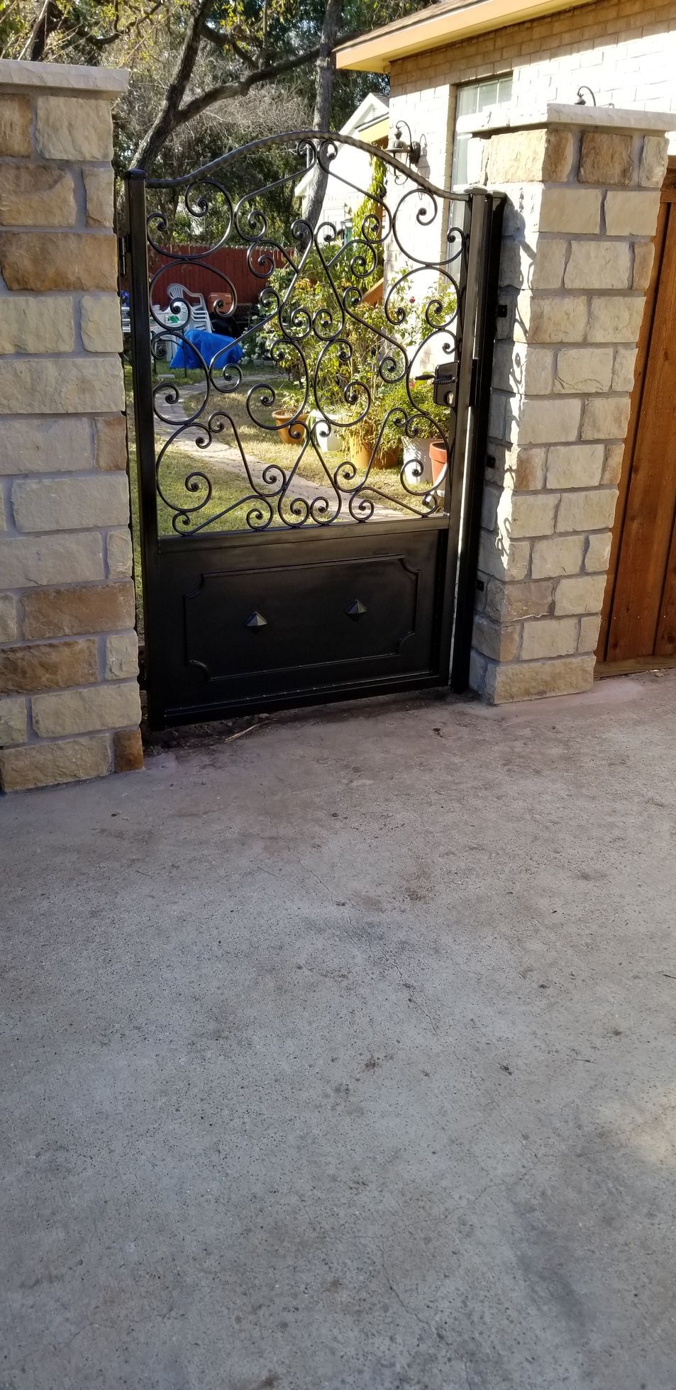 Custom iron gates