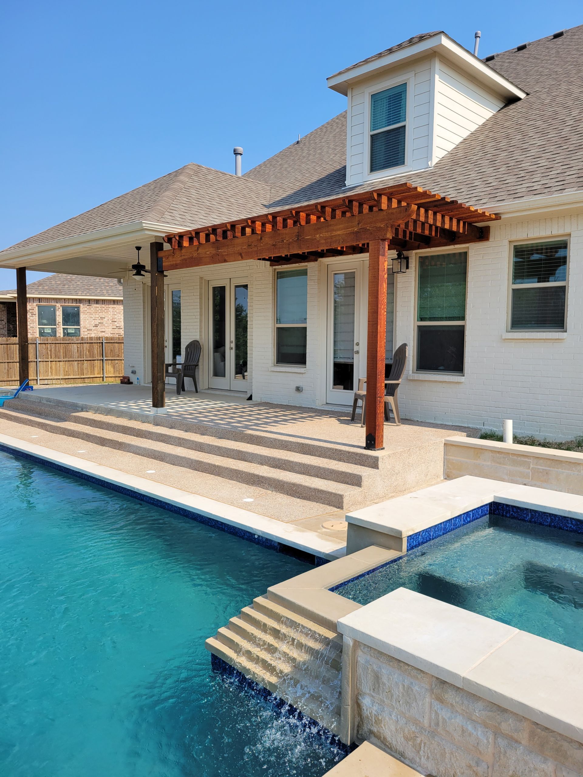 Summer patio in Fort Worth, TX