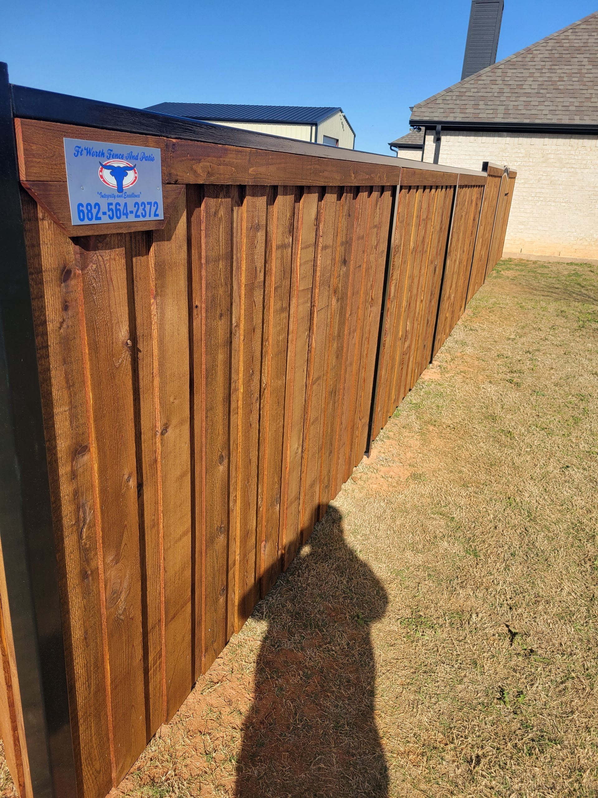 Board on board privacy fencing