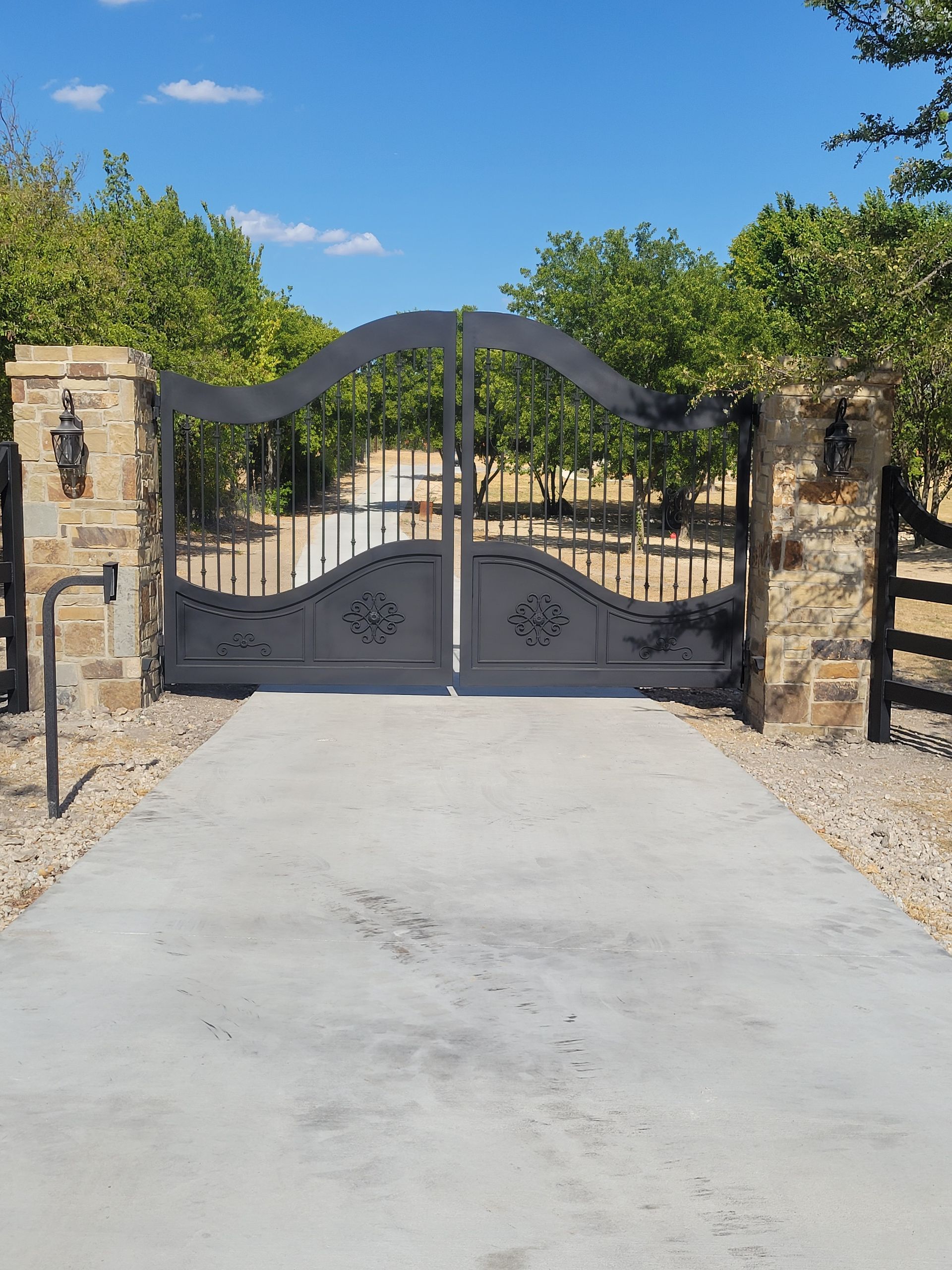 Custom gates wood or metal