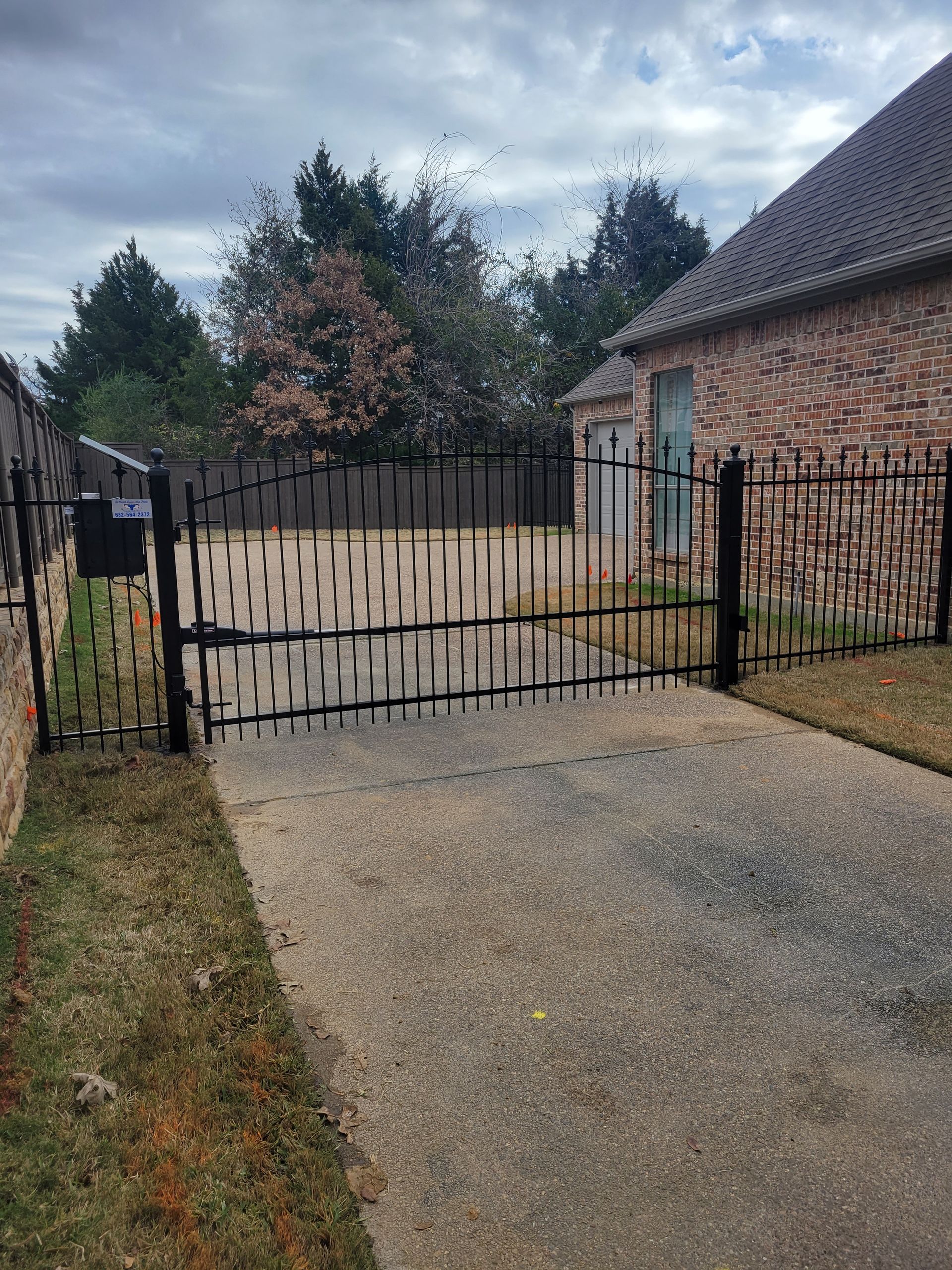 Arched gates