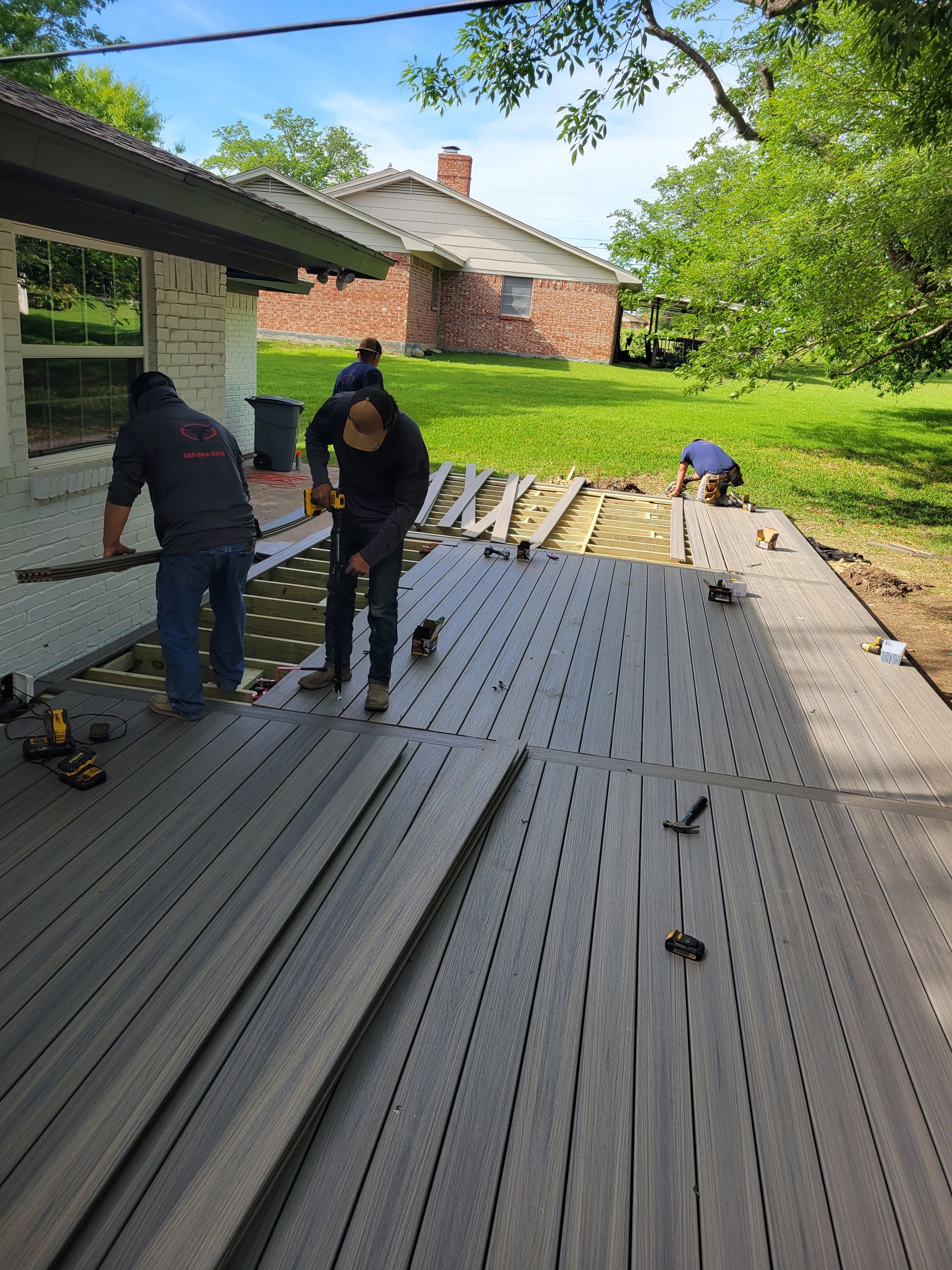Our deck services are designed to elevate your outdoor living experience with expert craftsmanship and innovative design. We specialize in creating bespoke decks that enhance the beauty and functionality of your home's exterior. From traditional wooden decks to modern composite materials, we offer a wide range of options to suit your style and preferences. Our experienced team works closely with you from concept to completion, ensuring every detail is meticulously planned and executed. Whether you're looking to expand your outdoor entertaining space or create a tranquil retreat, our deck services promise to transform your vision into a stunning reality that enhances your lifestyle and complements your home.