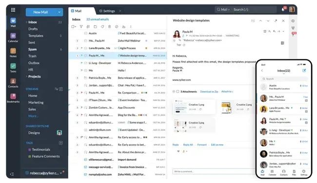 Email Services Web developer focusing on email services, representing the importance of communication in web projects