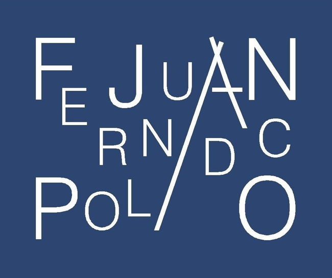 A blue square logo with white, overlapping text reading 
