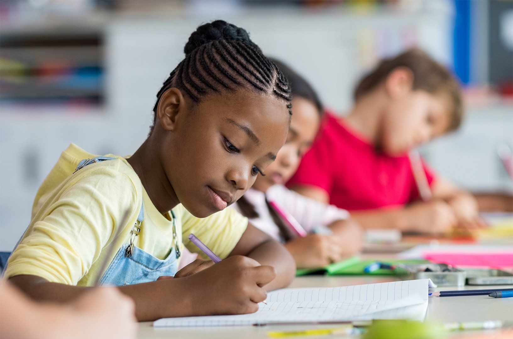 girl in the classroom