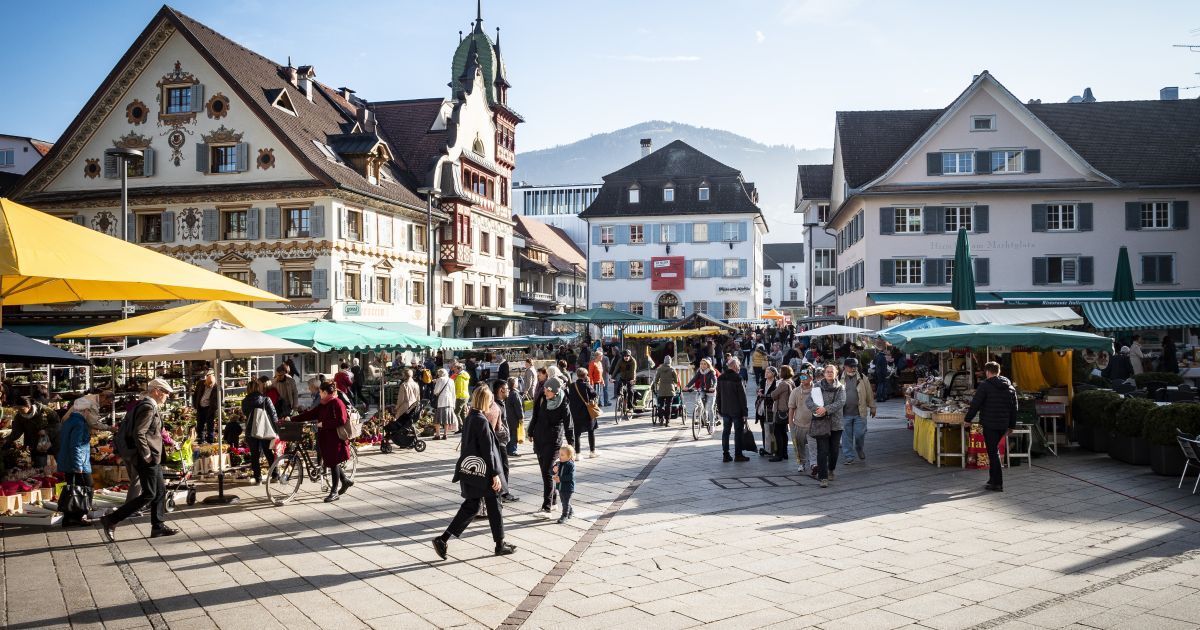 Wochenmarkt Dornbirn Tourismus