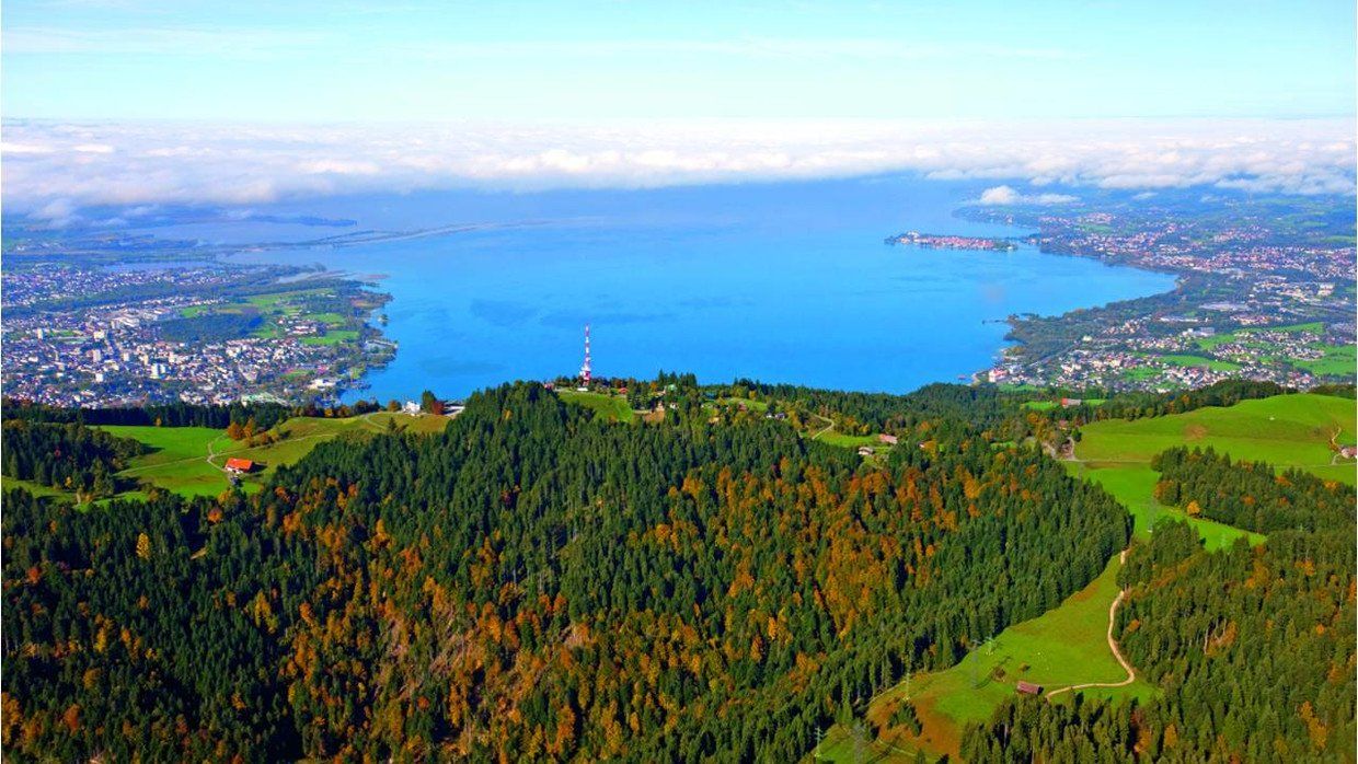 Blick vom Pfänder - berühmtester Aussichtspunkt der Region