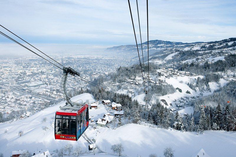 Seilbahn im Winter - Dornbirn