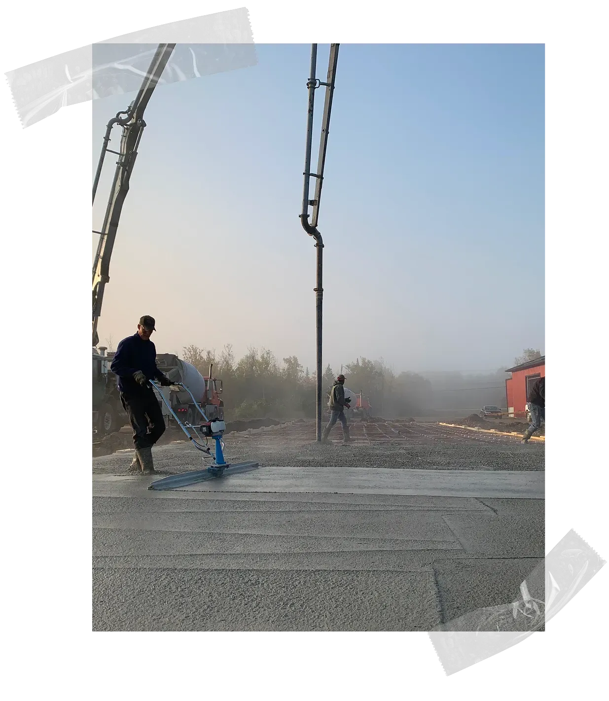 concrete+floor+pouring