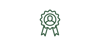 A line drawing of a ribbon with a person 's face on it.