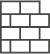 It looks like a brick wall with a lot of squares in it.