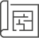A black and white drawing of a maze on a white background.