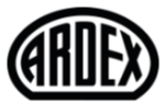 Un logo noir et blanc pour une entreprise appelée ardex.