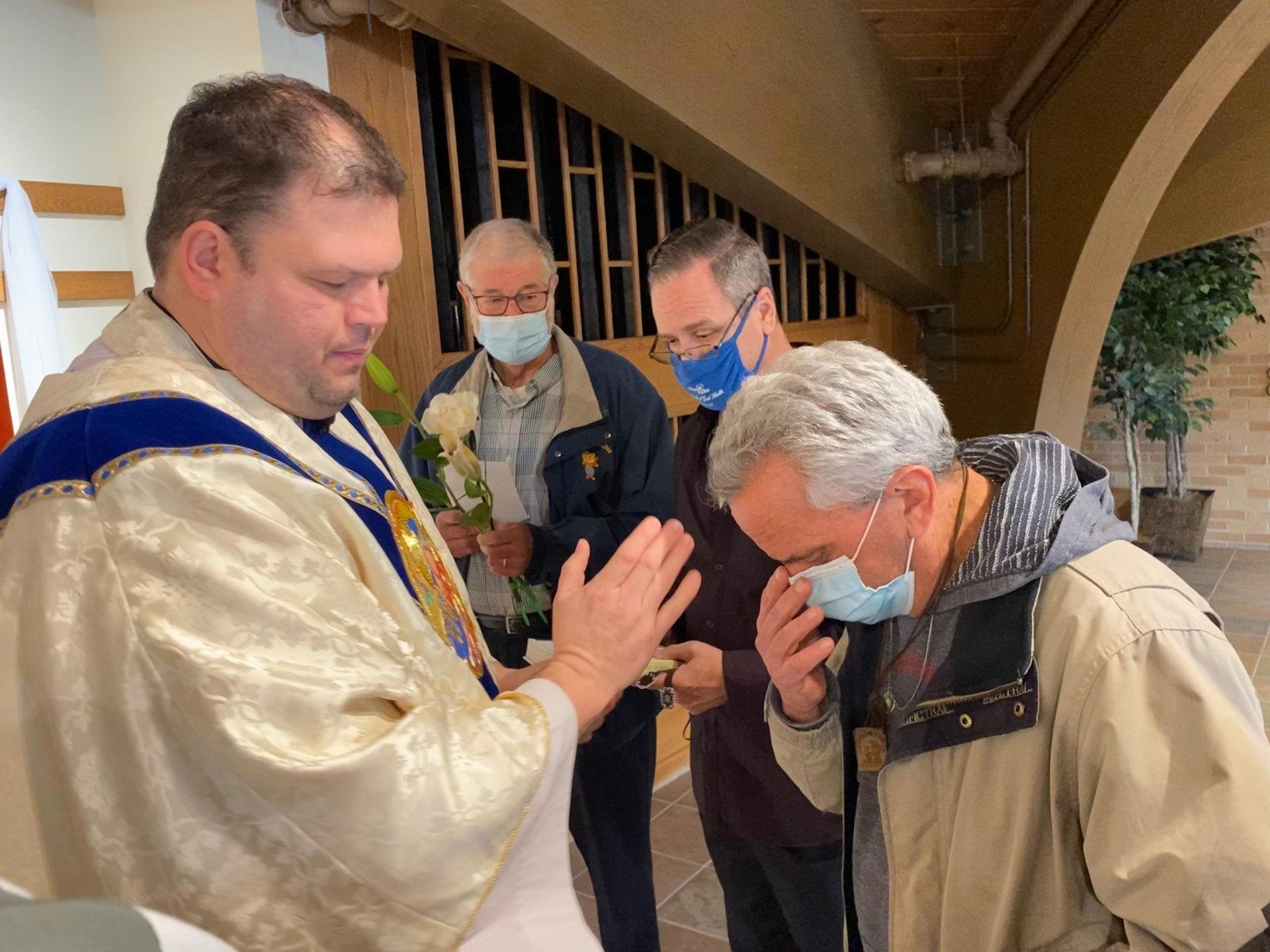 Chuck McFarlin is enrolled in the Fraternity of the Brown Scapular