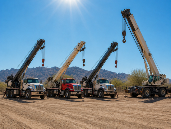Four cranes ready for service in Arizona