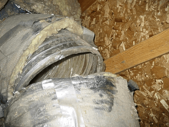 torn duct repair