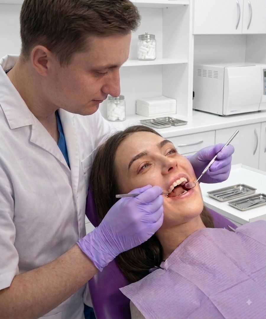 General dentistry exam at Deluxe Dentistry