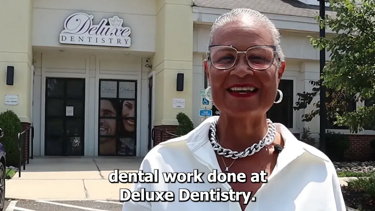 Spring, a Deluxe patient who was nervous about dentists, sharing what sedation dentistry made possible for her