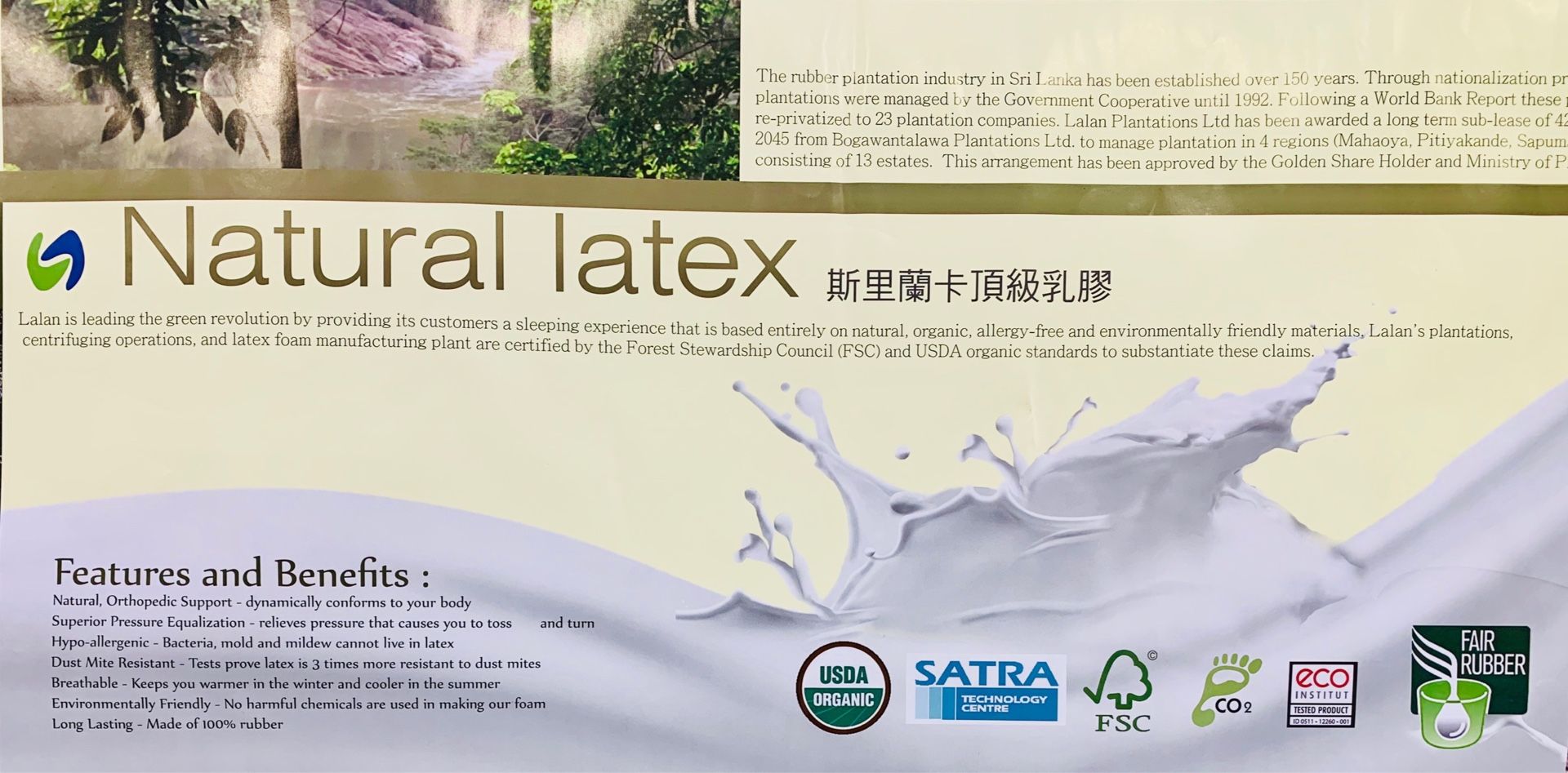【RoyalWings】斯里蘭卡100% Natural LatexAA級天然乳膠床墊 / 乳膠墊