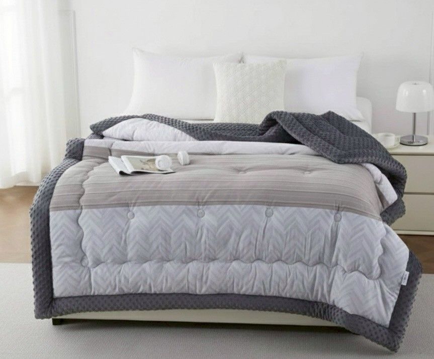 【RoyalWIings】石墨烯針織荳荳絨被 / 安睡荳荳厚毯被  / 純棉荳荳增溫被 / 珍珠安撫毯被 / 雙人 / 冬被 / 可機洗