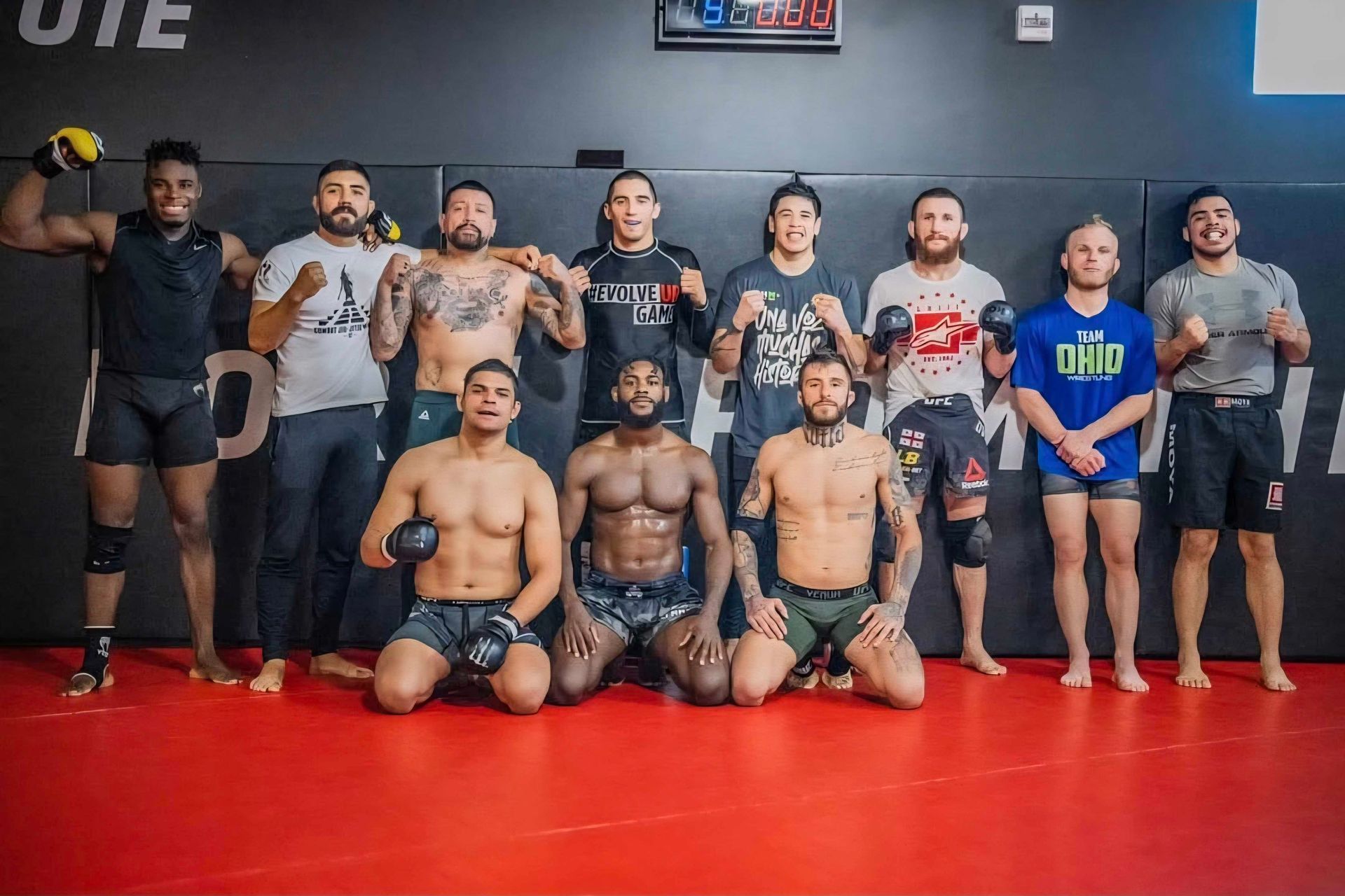 Adults drilling Brazilian Jiu Jitsu techniques at Cobrinha Southwest Las Vegas in Las Vegas, NV,