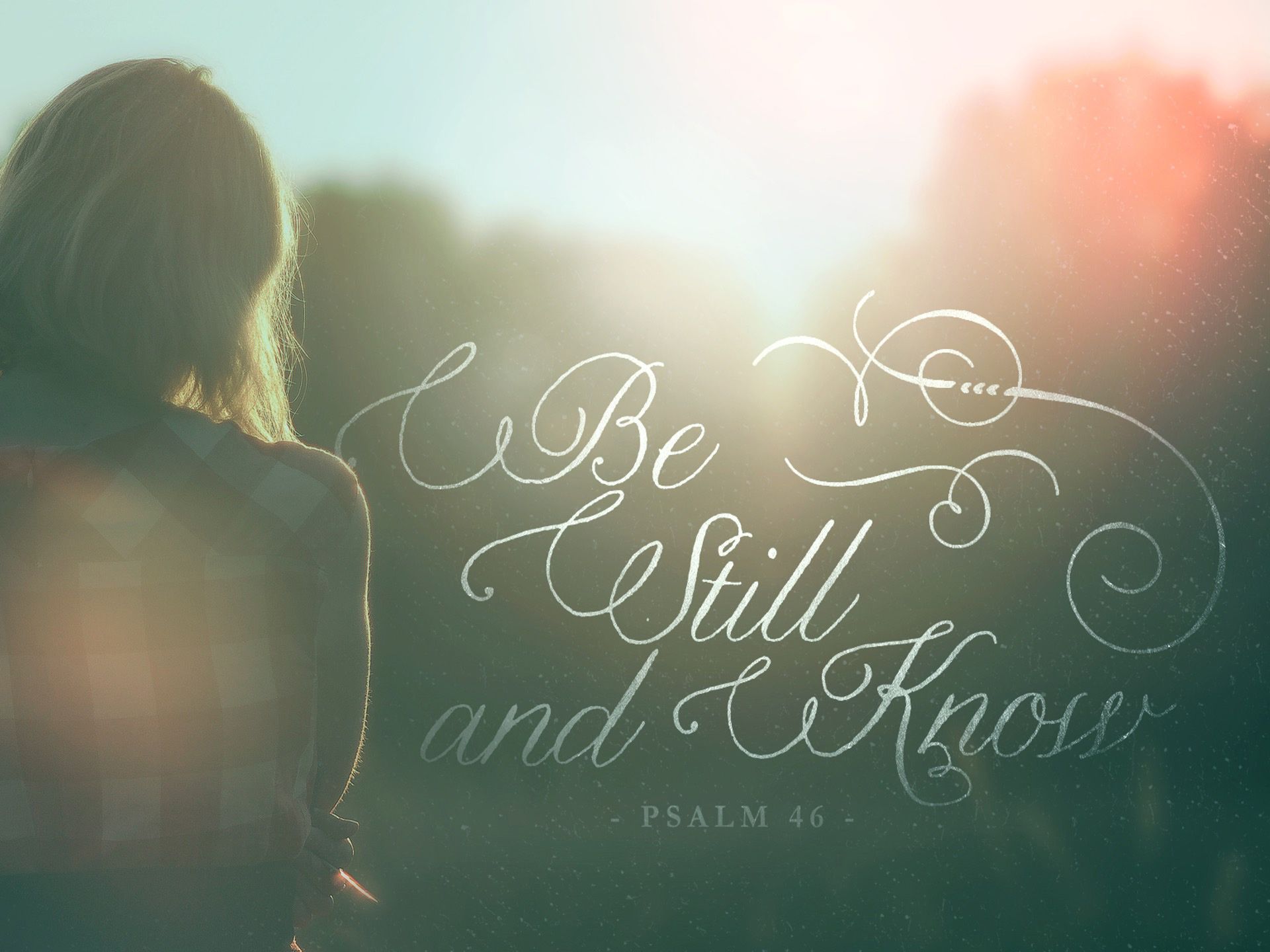 Sermon title: Be Still and Know