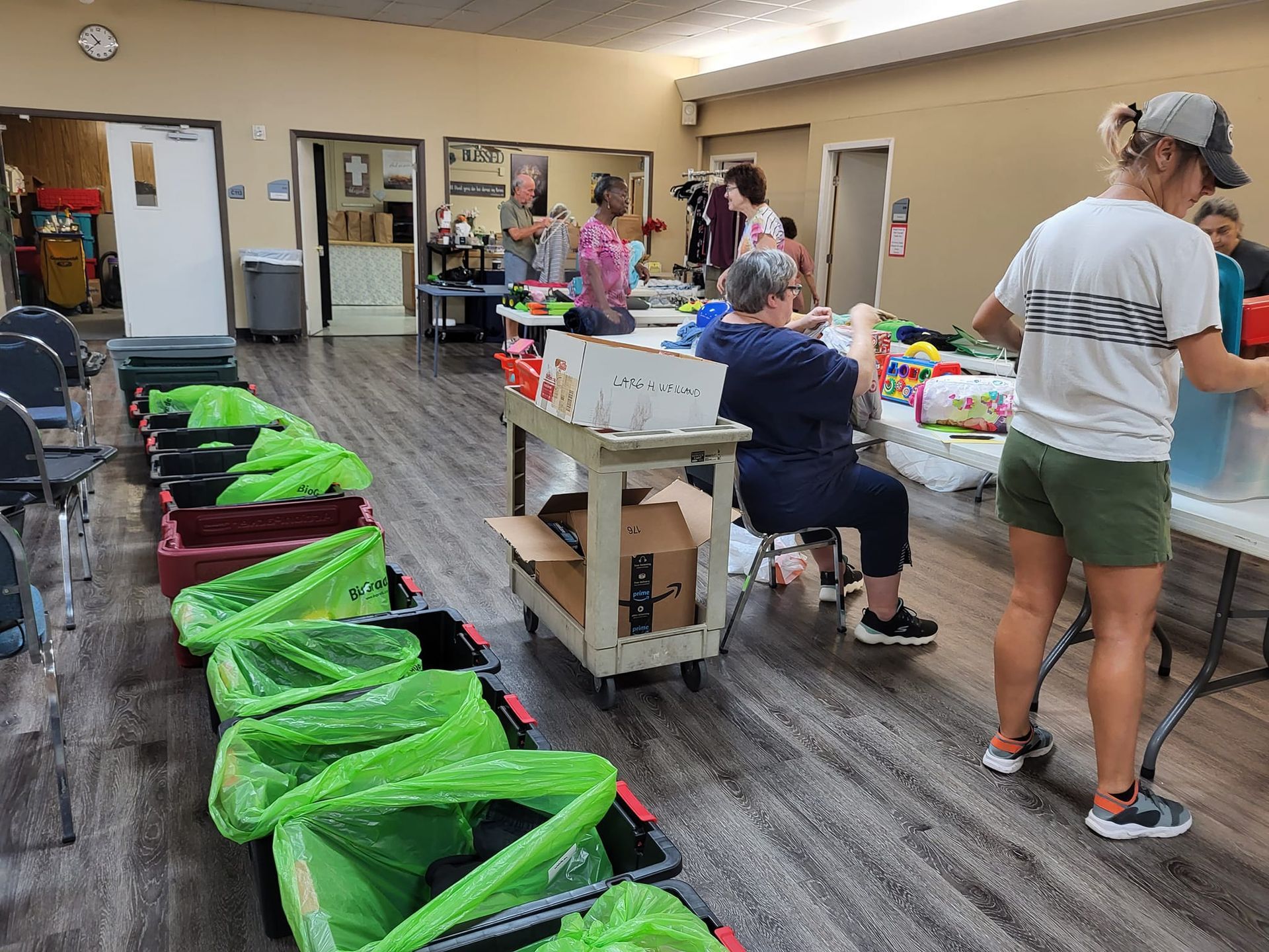 Food and Clothing Giveaway