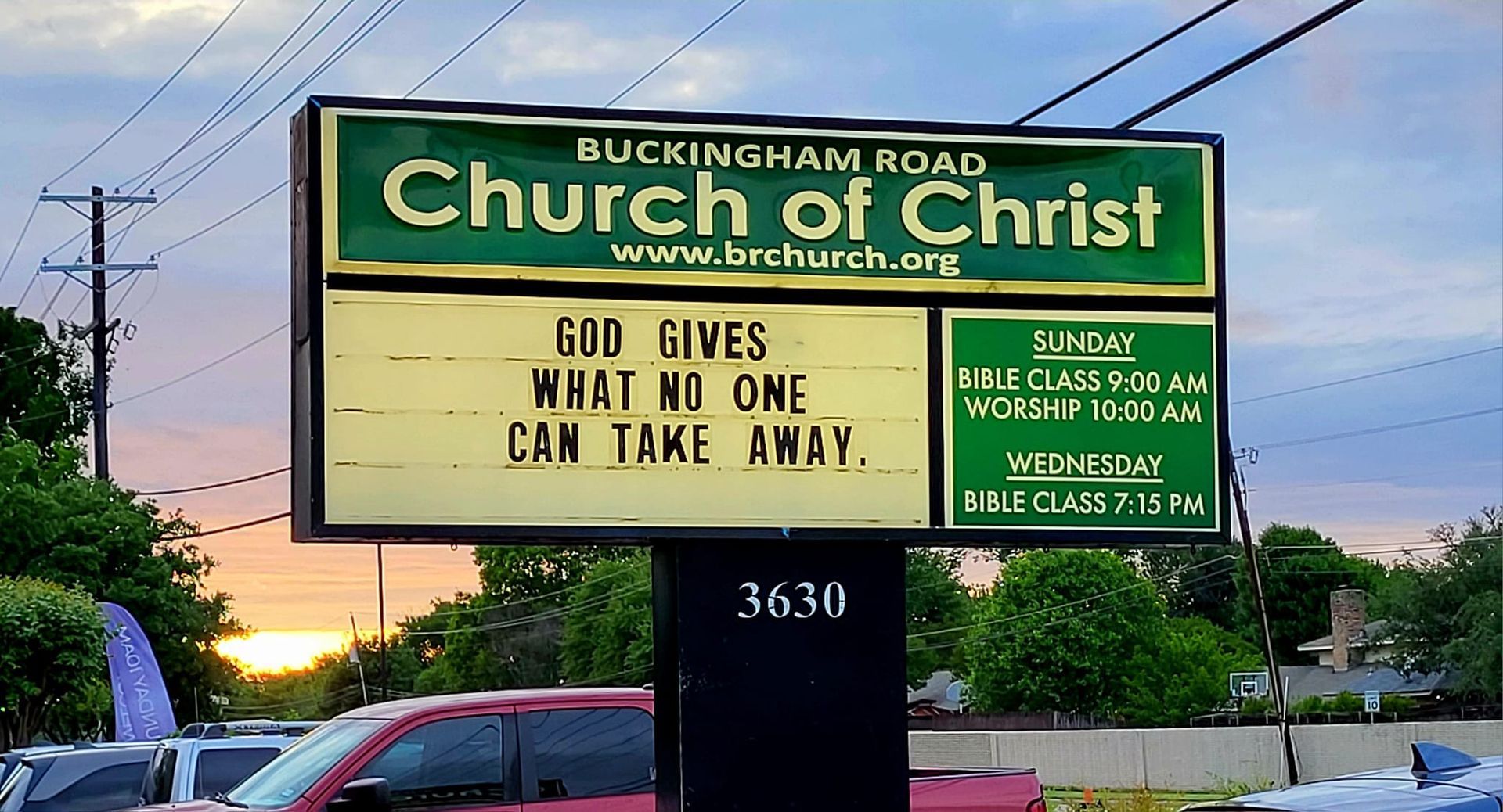 BRCC outside sign