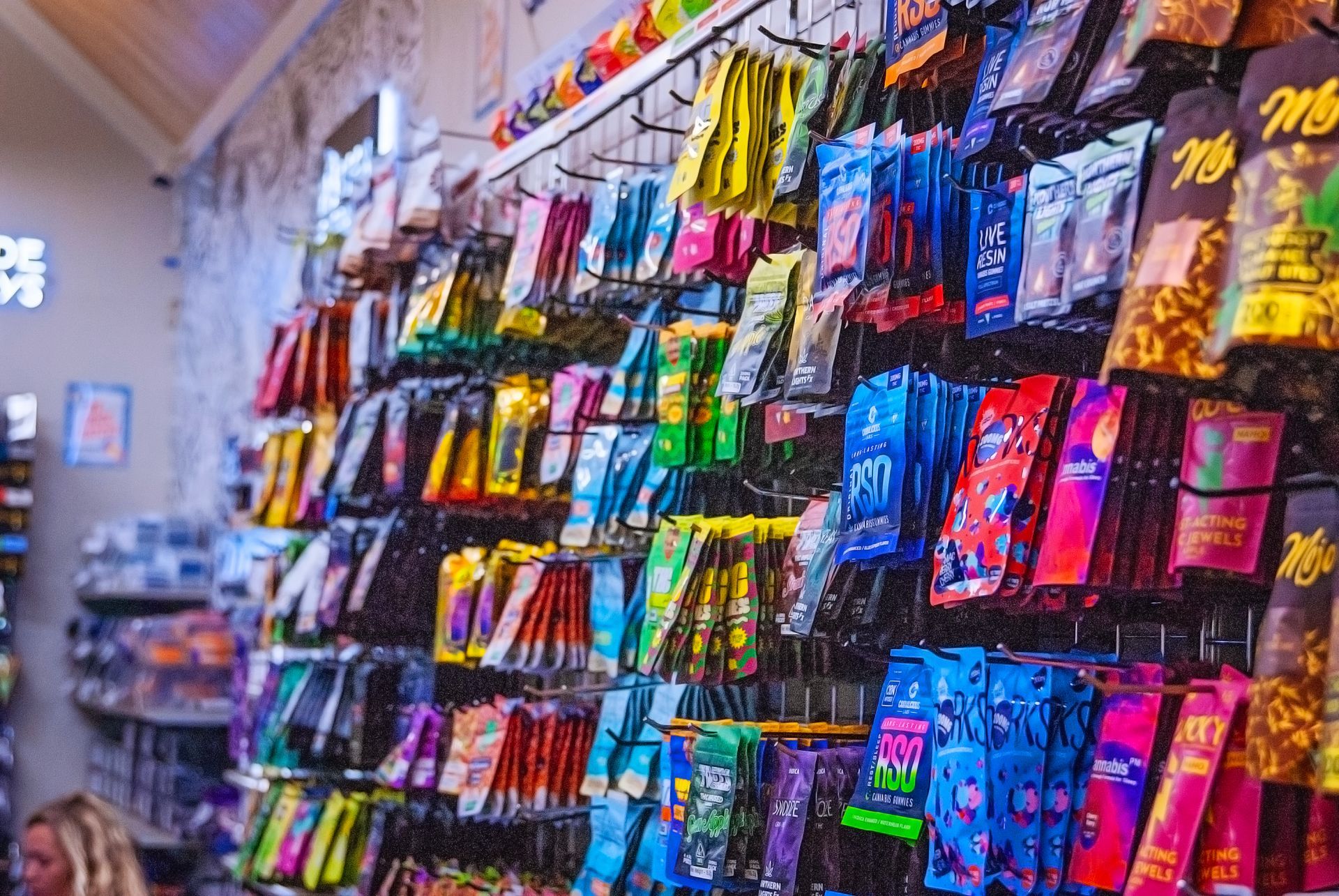 A store filled with lots of different types of snacks.