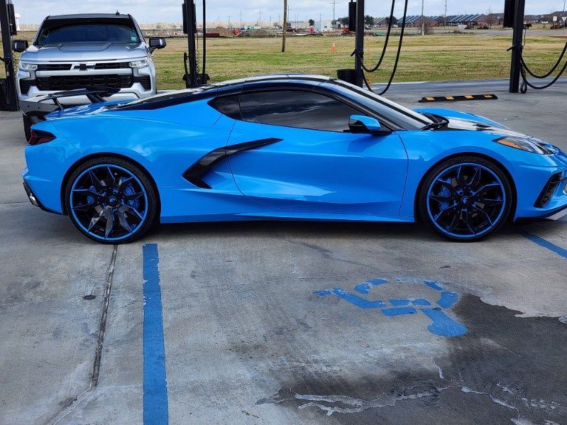 Blue Tinted Sports Car