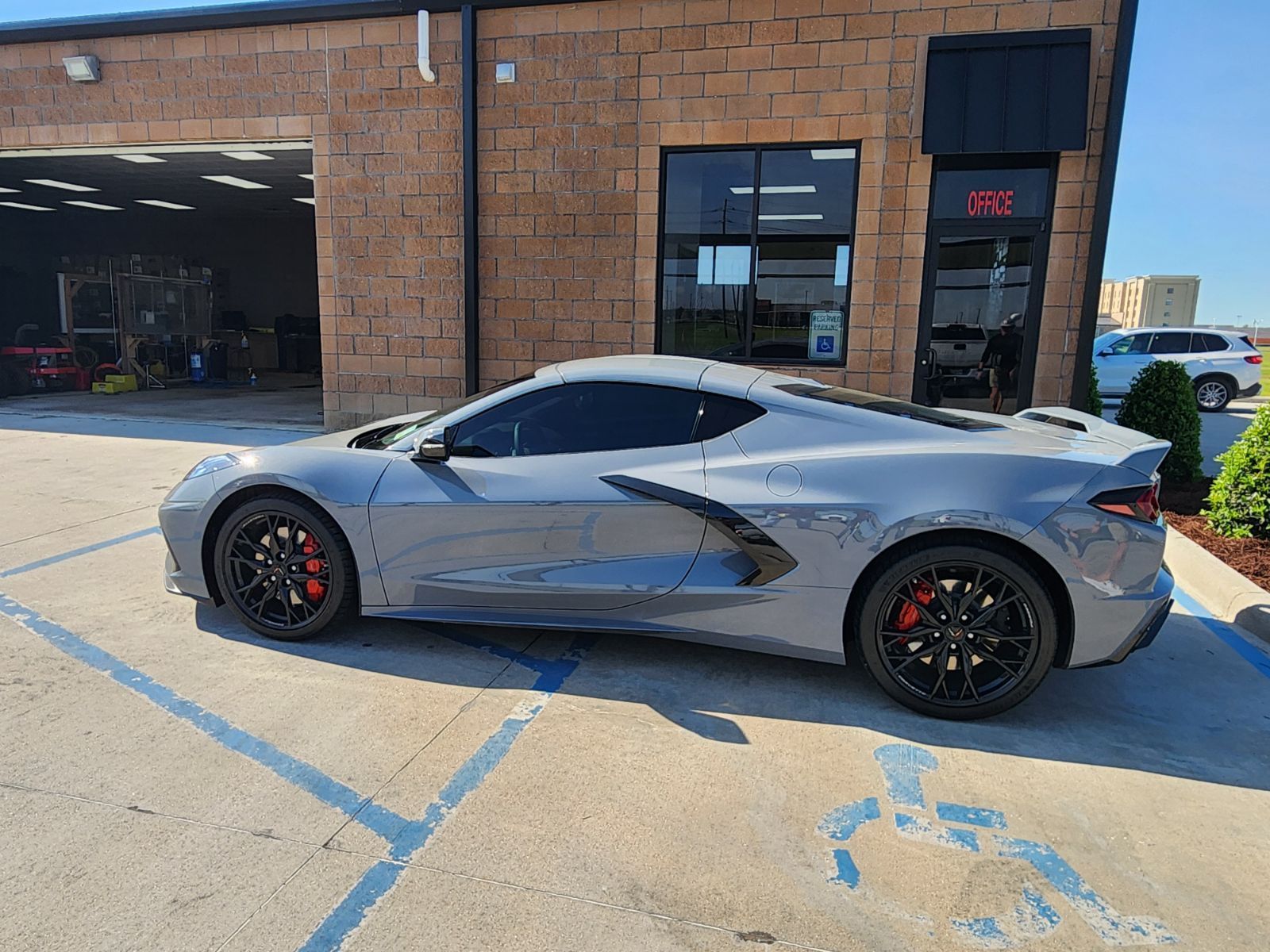 Gray Sports Car