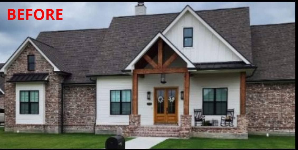 A picture of a house before it was remodeled