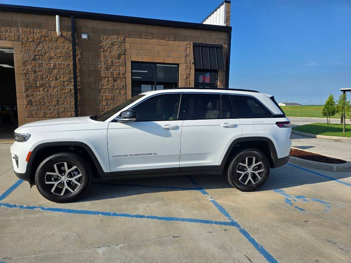 White SUV Car
