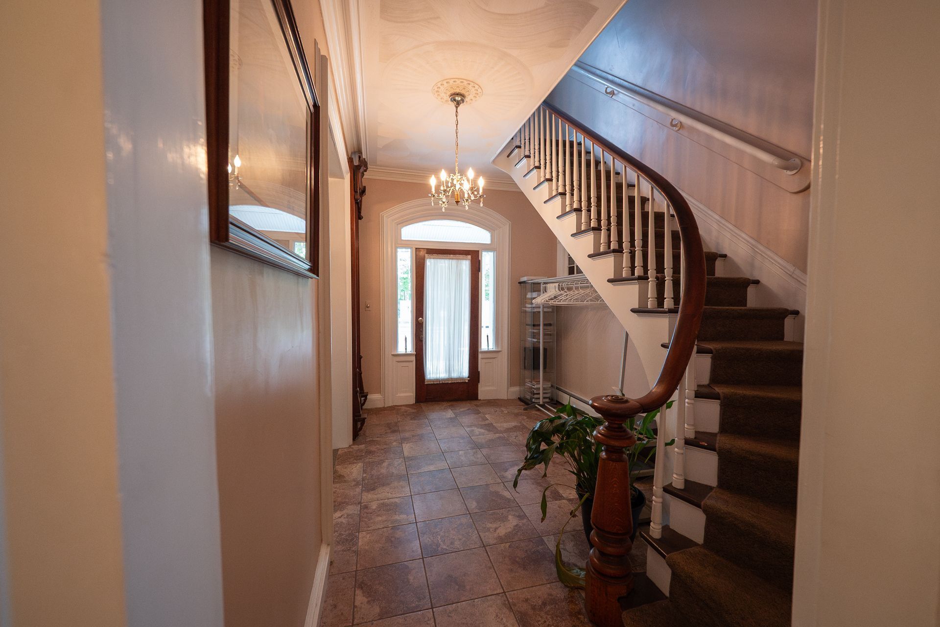 Interior of entrance at DeMunn Funeral Home and Cremation Center